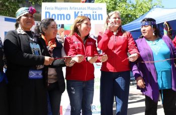 Seremi Bárbara Hennig encabezó inauguración de Feria Mujeres Artesanas Mapuche “Domo Kimün”