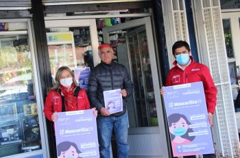 Mascarilla 19: Farmacias de Bulnes se suman a campaña en ayuda de mujeres violentadas