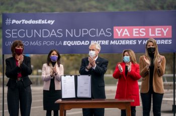 Presidente Piñera promulga ley que elimina discriminación contra las mujeres para contraer segundas nupcias