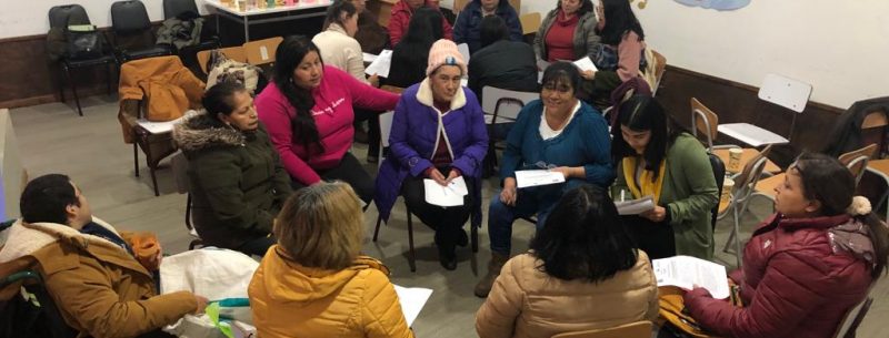 En Chiloé se realizaron diálogos con mujeres para crear un sistema nacional de cuidados