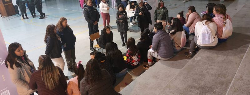 Mujeres internas en el Complejo Penitenciario Llancahue en Valdivia participaron en Plaza de Justicia y Derechos Humanos