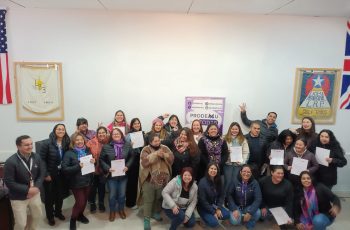 Prodemu capacita a mujeres de Chile Chico en su taller denominado “Juntas Crecemos”