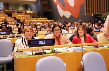 Con llamado a avanzar en derechos sexuales y reproductivos, ministra Orellana inicia presentaciones en la Comisión de la Condición Jurídica y Social de la Mujer de Naciones Unidas