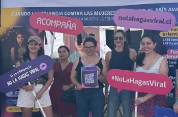 Ministerio de la Mujer se hace presente en Lollapalooza para informar y prevenir la violencia de género