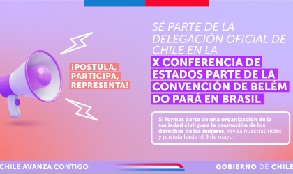 Se parte de la delegación del Ministerio de la Mujer y la Equidad de Género en la Conferencia de Estados de la Convención Belém do Pará en Brasil