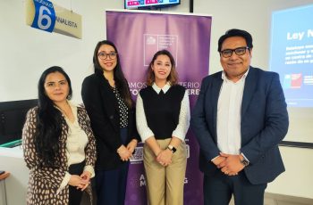 Funcionarias y funcionarios de la Tesorería Regional de Antofagasta reciben charla sobre la nueva Ley Integral contra la Violencia hacia las Mujeres